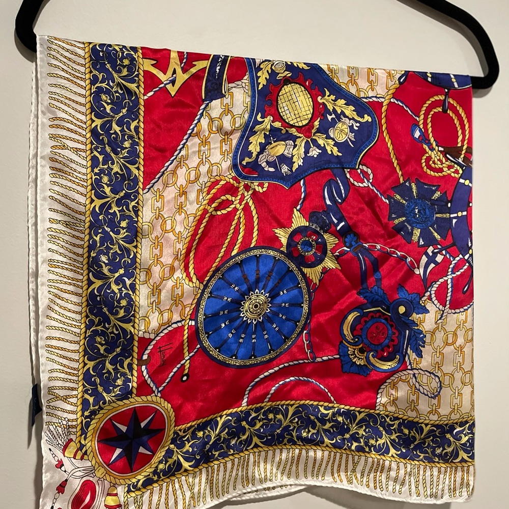 Vintage Honey 100% Silk Scarf